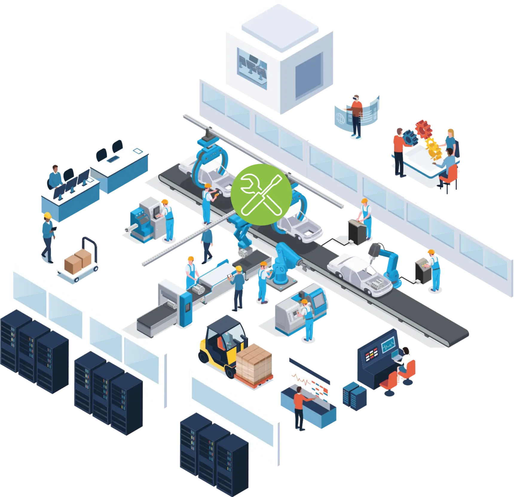 Digitale Fabrik mit PG im Fokus